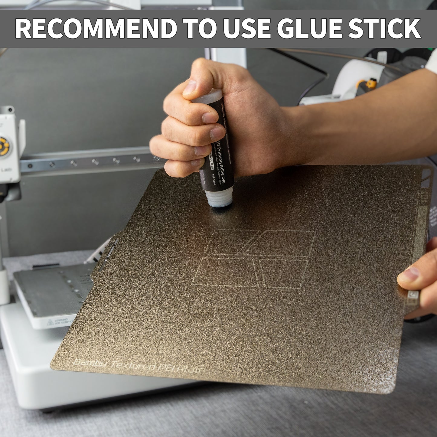 Glass Fiber PC 3D Printer Filament 1.75mm, 1 KG, Frosted Black