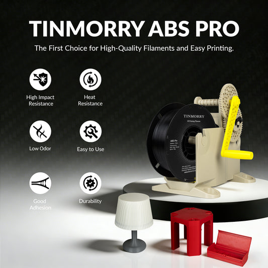 ABS-Pro 3Dプリンター用フィラメント 1.75mm、1kg、ブラック