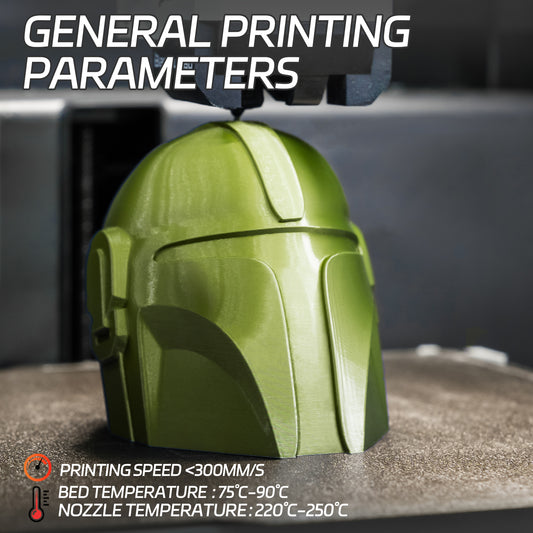 Metallic PETG 3D Printer Filament 1.75mm, 1 KG, Metallic Green