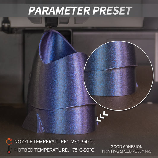 Galaxy PETG 3D Printer Filament 1.75mm, 1 KG, Galaxy Jewel Blue