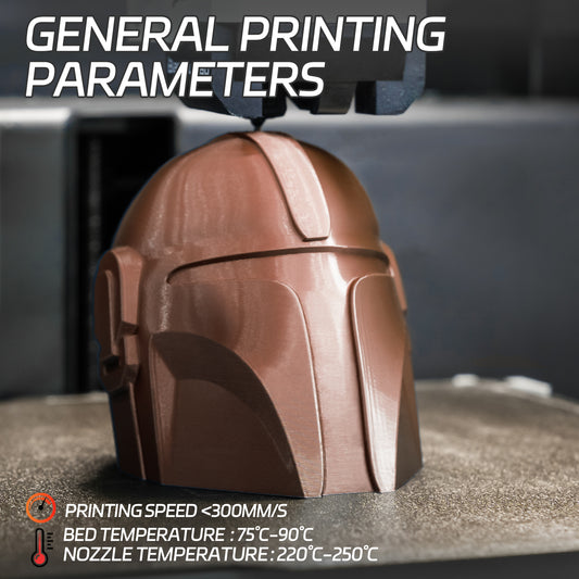 Metallic PETG 3D Printer Filament 1.75mm, 1 KG, Metallic Rose Gold