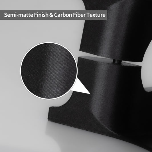 Carbon Fiber PETG 3D Printer Filament 1.75mm, 2 KG, Black