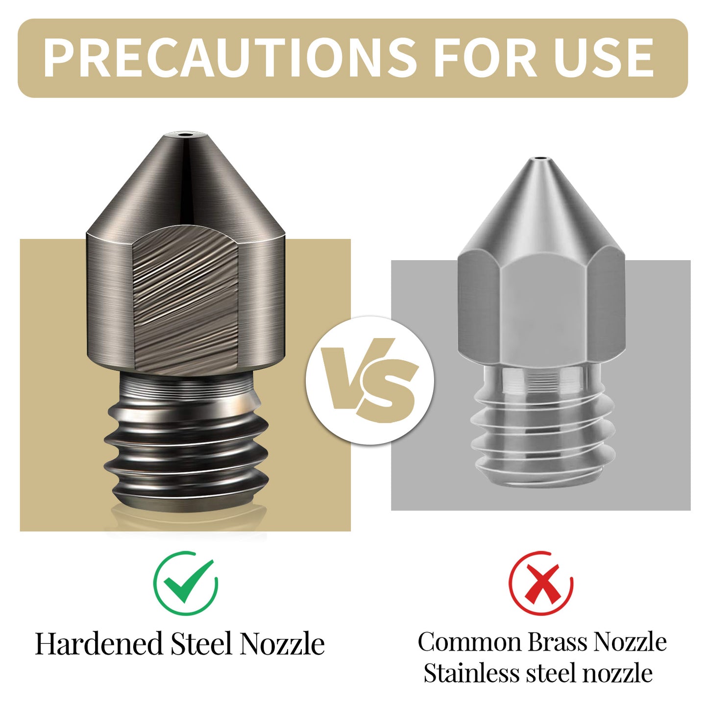 TINMORRY Glasfaserverstärktes PETG-Filament, hochschlagfestes PETG-GF-3D-Druckfilament, Haltbarkeit und Steifheit, perfekt kompatibel mit Bambu Lab FDM-3D-Drucker, 1 kg, 1 Spule, Frosted Beige