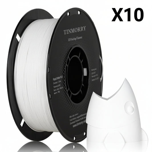 10 Rolls Matte PLA Filament, 1 KG 1 Spool