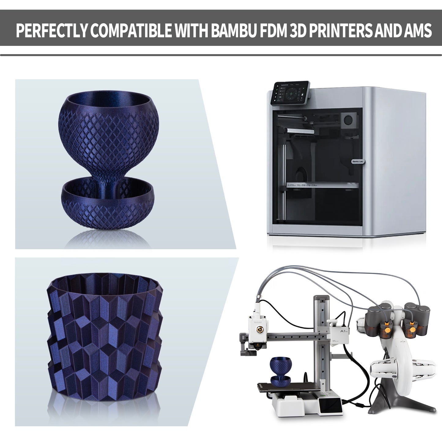 Galaxy PETG 3D Printer Filament 1.75mm, 1 KG, Galaxy Jewel Blue