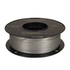PETG Eco Filament 1.75 mm, TINMORRY PETG 3D Printer Filament, 1kg Spool, Silver