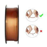 Silk PLA Filament 1.75 mm, TINMORRY 3D Drucker Filament 1 KG 1 Spool, Silk Copper