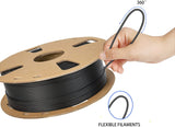 High-Strength PLA Filament 1.75mm, TINMORRY Stronger PLA Filament for FDM 3D Printer, 1KG 1 Spool, Black