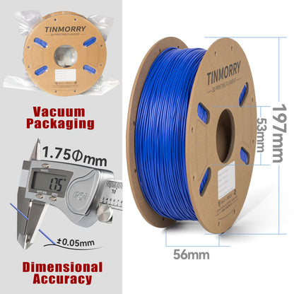 95A TPU 3D Printer Filament 1.75mm, 1 KG, Fluorescent Blue