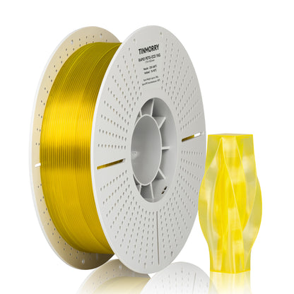 Rapid PETG-Eco 3D Printer Filament 1.75mm, 1 KG, Translucent Yellow