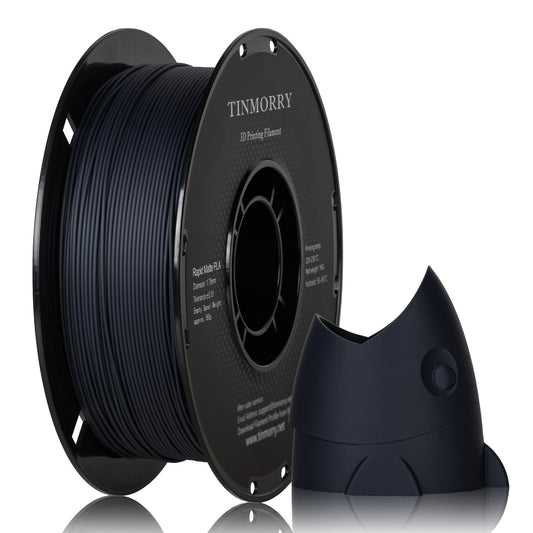 TINMORRY マット PLA フィラメント 1.75mm、PLA 3D プリント フィラメント、Bambu Lab FDM 3D プリンター対応、1 KG 1 スプール、マットネイビーブルー
