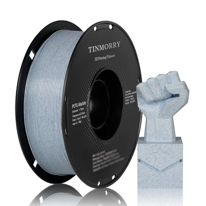 Marble PETG 3D Printer Filament 1.75mm, 1 KG, Marble Magic Blue