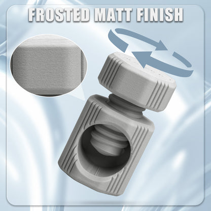 TINMORRY Glasfaserverstärktes PETG-Filament, hochschlagfestes PETG-GF-3D-Druckfilament, Langlebigkeit und Steifigkeit, perfekt kompatibel mit Bambu Lab FDM-3D-Druckern, 1 kg, 1 Spule, Frosted  Warmhellgrau