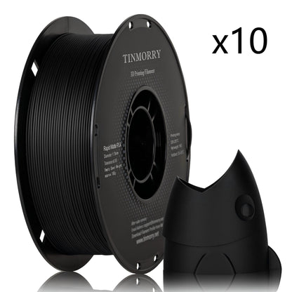 10 Rolls Matte PLA Filament, 1 KG 1 Spool