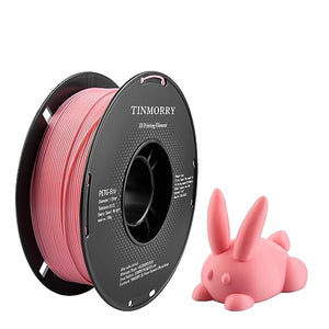 PETG Filament 1.75mm, TINMORRY Improved PETG-Eco 3D printing materials, Compatible with Bambu FDM 3D printer, 1 KG 1 spool, 1 KG 1 Spule, Pink