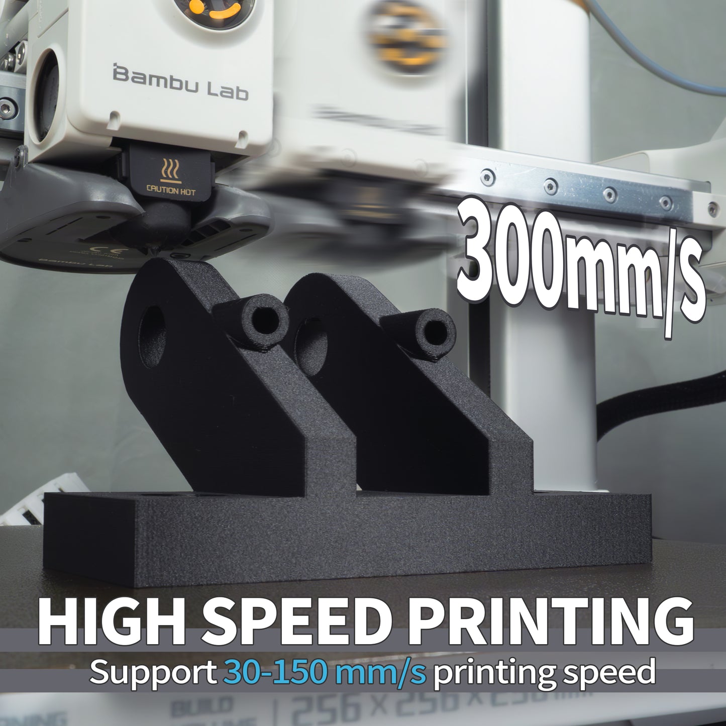 Carbon Fiber PETG-ECO 3D Printer Filament 1.75mm, 2 KG, Black