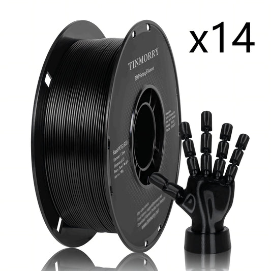 14 Rolls Value Pack & Save | PETG-Eco Filament, 1 KG 1 Spool