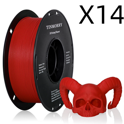 14 Rolls Value Pack & Save | Glass Fiber PETG Filament, 1 KG 1 Spool