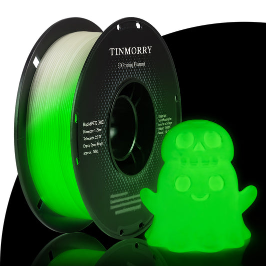 Glowing PETG 3D Printer Filament 1.75mm, 1 KG, Glow Green