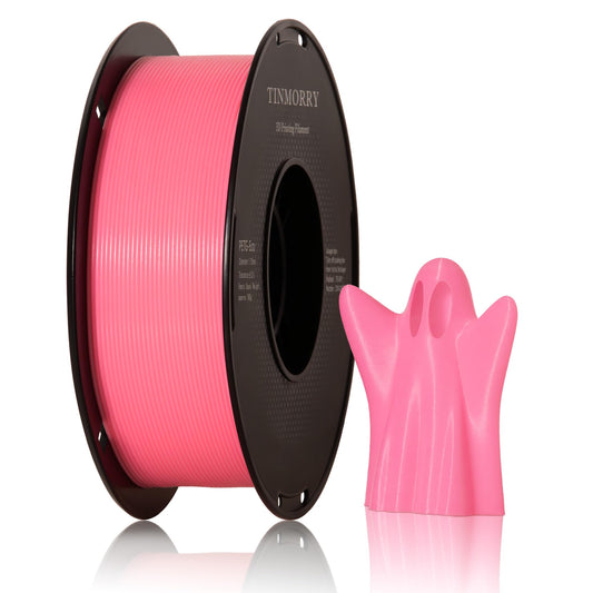 Glowing PETG 3D Printer Filament 1.75mm, 1 KG, Glow Rose Red