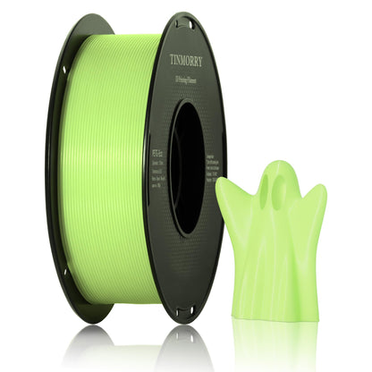 Glowing PETG 3D Printer Filament 1.75mm, 1 KG, Glow Yellow Green