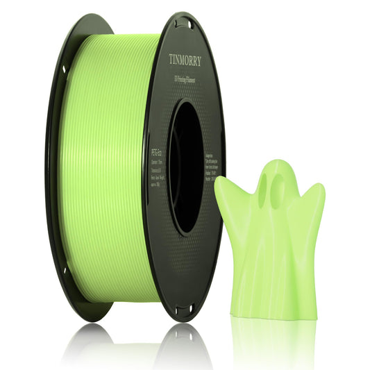 Glowing PETG 3D Printer Filament 1.75mm, 1 KG, Glow Yellow Green