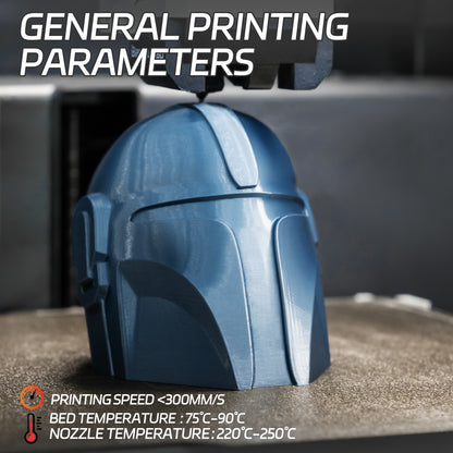 Metallic PETG 3D Printer Filament 1.75mm, 1 KG, Metallic Blue