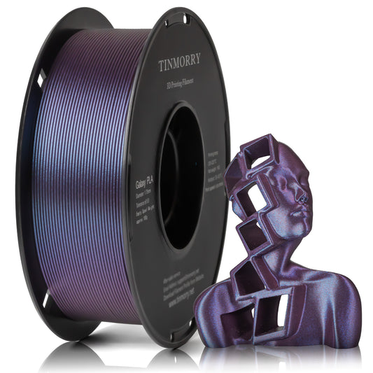 Galaxy PLA 3D Printer Filament 1.75mm, 1 KG, Galaxy Purple
