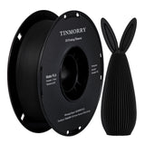 Matte PLA Filament 1.75mm 1kg, TINMORRY Filament PLA 3D Printing Materials for 3D Printer, 1 Spool, Matt Black