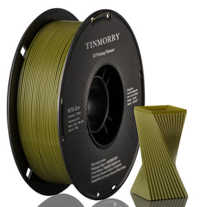 TINMORRY PETG Filament 1.75mm, Rapid PETG-Eco 3D Printing Filament, Compatible with Bambu Lab/Creality K1C / FLASHFORGE Adventurer 5M FDM 3D Printer, 1 KG 1 Spool, Olive Green