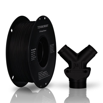 Carbon Fiber PP 3D Printer Filament 1.75mm, 700 G, Matte Black