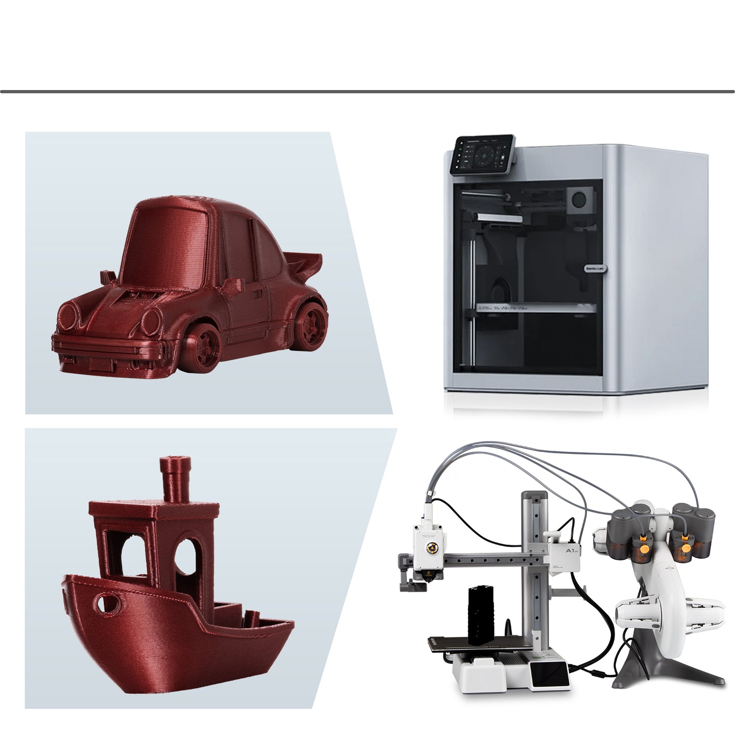 フィラメント PETG 1.75mm,【TINMORRY】300mm/s 高速 PETG 3Dプリンター用フィラメント 1.75mm 1Kg パープル, Bambu Lab FDM 3DプリンターおよびAMSと100％互換性があります (3D Printer Filament Metallic Dark Red )