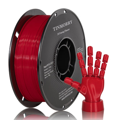 Rapid PETG-Eco 3D Printer Filament 1.75mm, 1 KG, Red