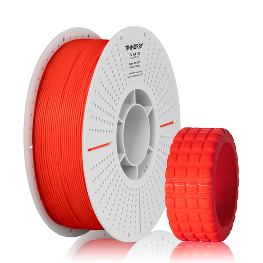 95A TPU 3D Printer Filament 1.75mm, 1 KG, Red