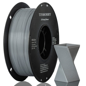 TINMORRY PETG Filament 1.75mm, Rapid PETG-Eco 3D Printing Filament, Compatible with Bambu Lab/Creality K1C / FLASHFORGE Adventurer 5M FDM 3D Printer, 1 KG 1 Spool, Grey