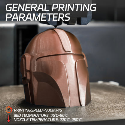 Metallic PETG 3D Printer Filament 1.75mm, 1 KG, Metallic Rose Gold