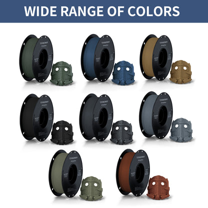 Carbon Fiber PLA 3D Printer Filament 1.75mm, 1 KG, Carbon Blue