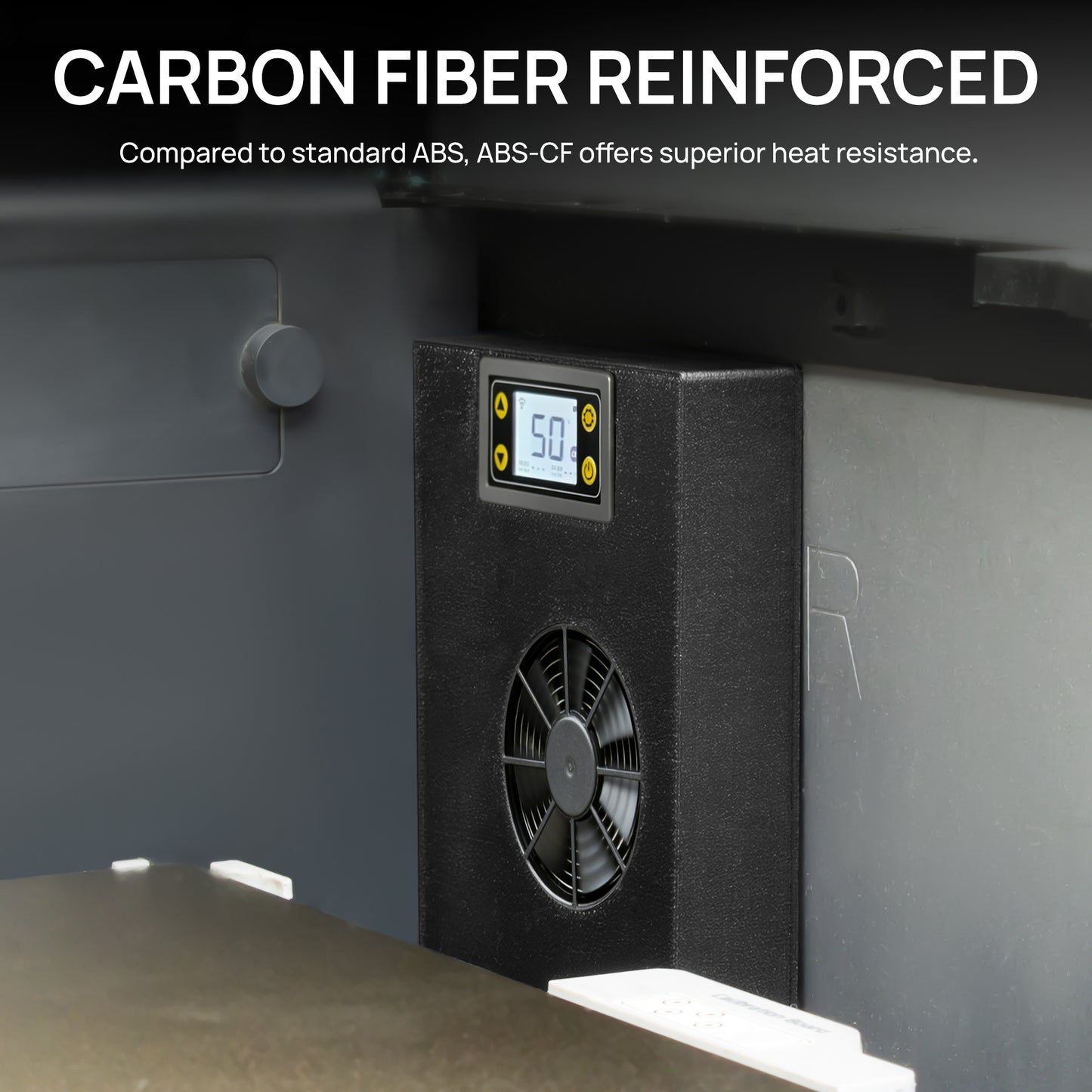 Carbon Fiber Reinforced ABS Filament, 1 KG 1 Spool, Black