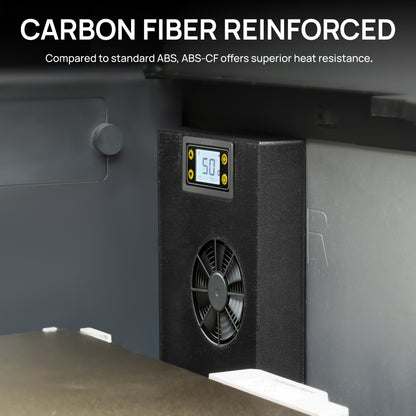 Carbon Fiber Reinforced ABS Filament, 1 KG 1 Spool, Black
