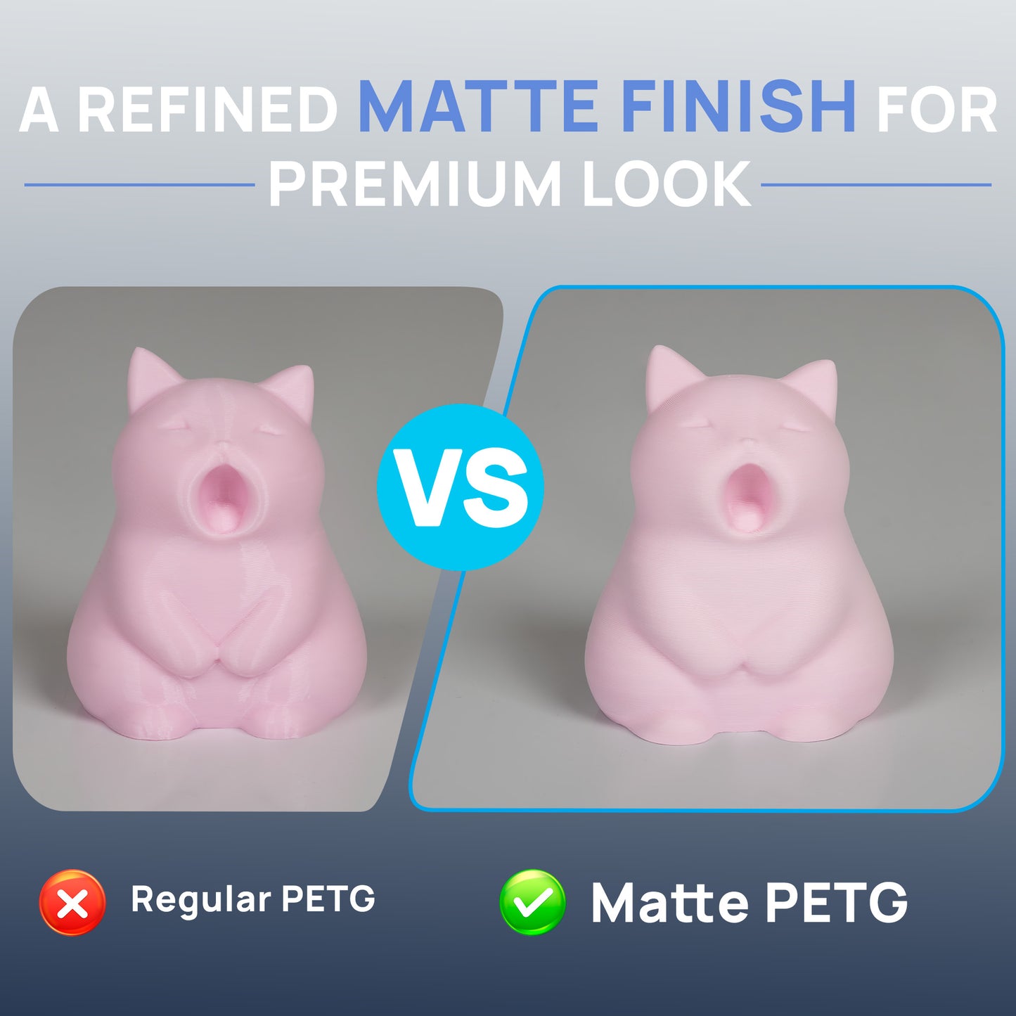 TINMORRY Matte PETG 3D-Druckfilament 1,75 mm, 1 kg, Mattesemantgrüne