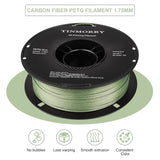 PETG Filament 1.75mm 1kg, TINMORRY 3D Printer Filament PETG Tangle-Free 3D Printing Materials, 1 Spool, Sparkly Green
