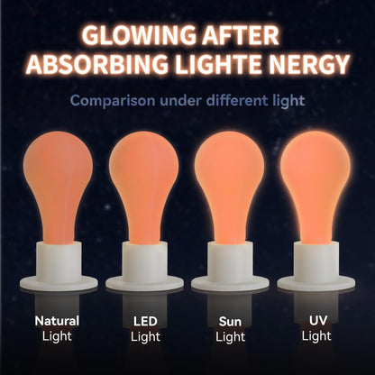 Glowing PETG 3D Printer Filament 1.75mm, 1 KG, Glow Rose Red