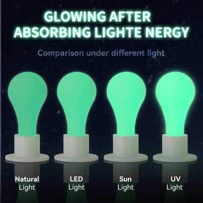 Glowing PETG 3D Printer Filament 1.75mm, 1 KG, Glow Light Orange