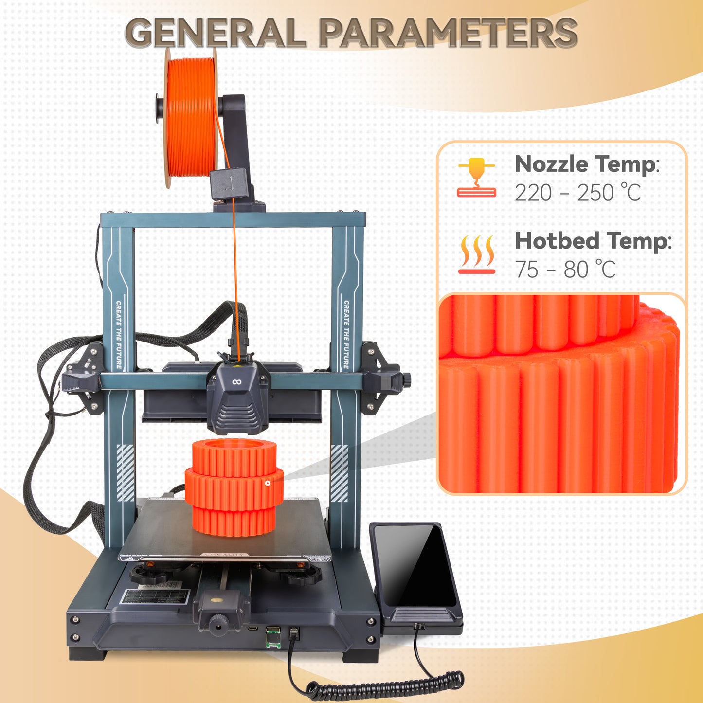 4 Rolls Value Pack & Save | PETG-ECO Filament, 1 KG 1 Spool, Bright Yellow+ Mint Green+ Sky Blue+ Orange