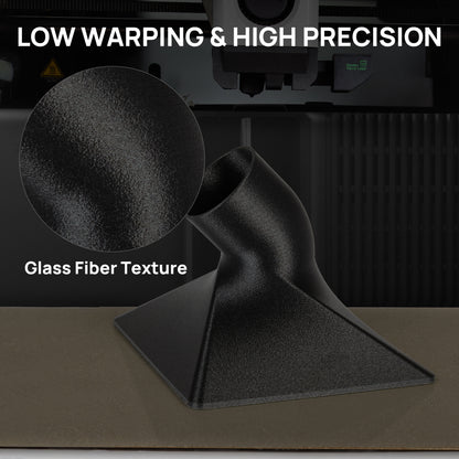 Glass Fiber PC 3D Printer Filament 1.75mm, 1 KG, Frosted White
