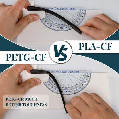 Carbon Fiber PETG 3D Printer Filament 1.75mm, 1 KG, Peacock Green