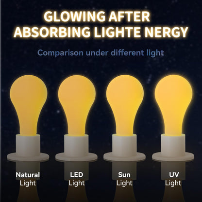 Glowing PETG 3D Printer Filament 1.75mm, 1 KG, Glow Light Orange