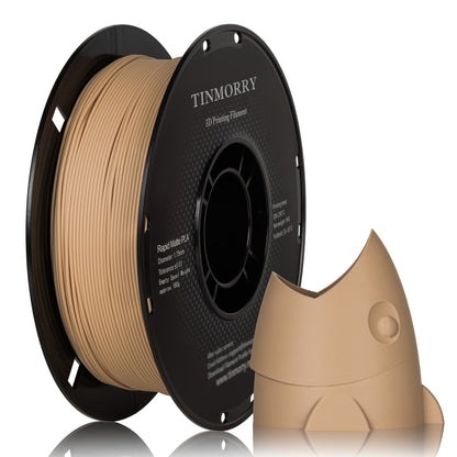 Matte PLA 3D Printer Filament 1.75mm, 1 KG, Matte Light Brown
