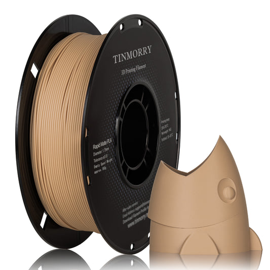 Matte PLA 3D Printer Filament 1.75mm, 1 KG, Matte Light Brown