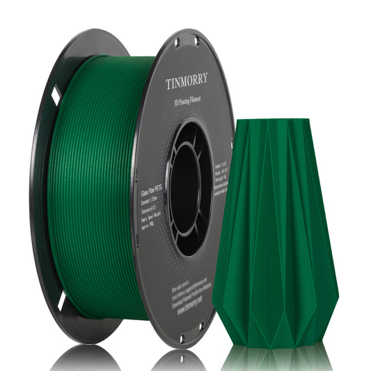Glass Fiber PETG 3D Printer Filament 1.75mm, 1 KG, Frosted Pine-Green